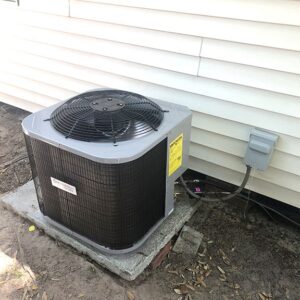 Residential air conditioner outside unit