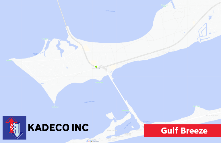 ac repair in gulf breeze florida map