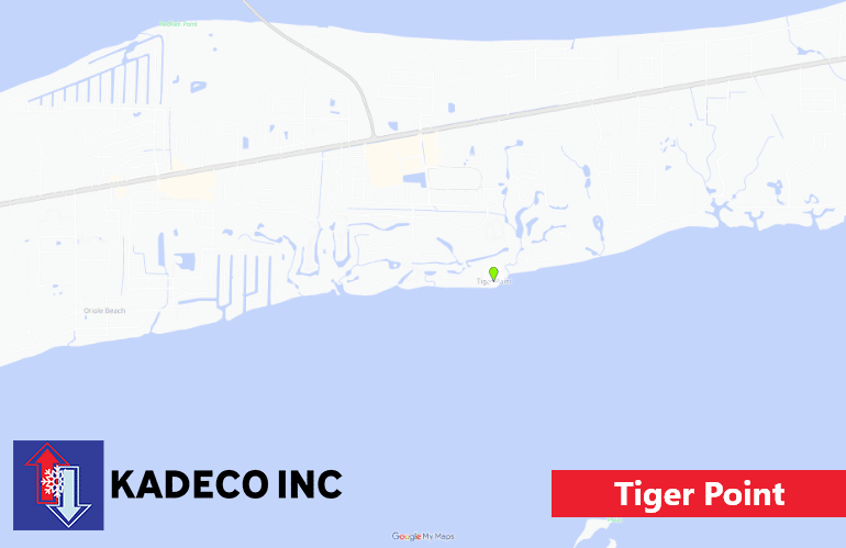 ac repair in tiger point florida map