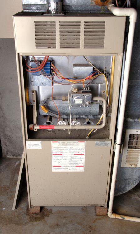 Home Basement Furnace Unit repair